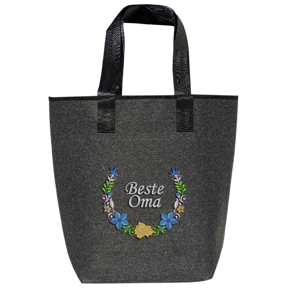 Filztasche "bestickt" BESTE - OMA/Mama/personalisiert | Filz-Shopper | Einkaufstasche 