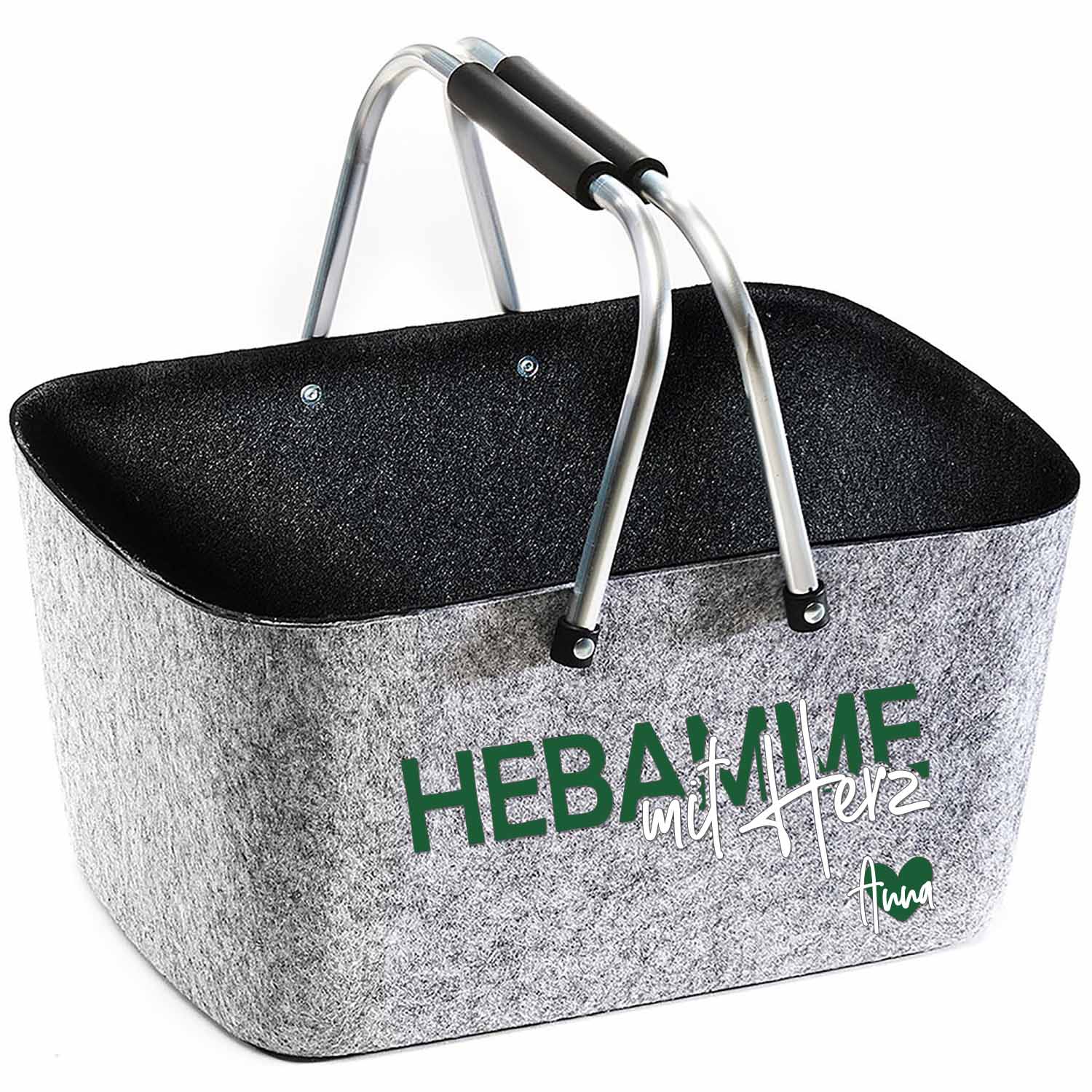 Einkaufskorb Federleicht – Stilvoll und Praktisch | Hebamme Betreuerin Lehrerin Erzieherin uvm personalsiert